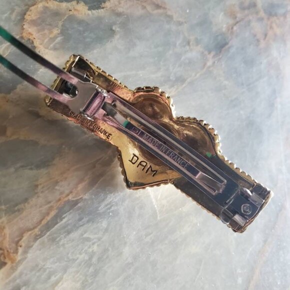 Modernist DAM Hair Barrette Made in France - Picture 8 of 10